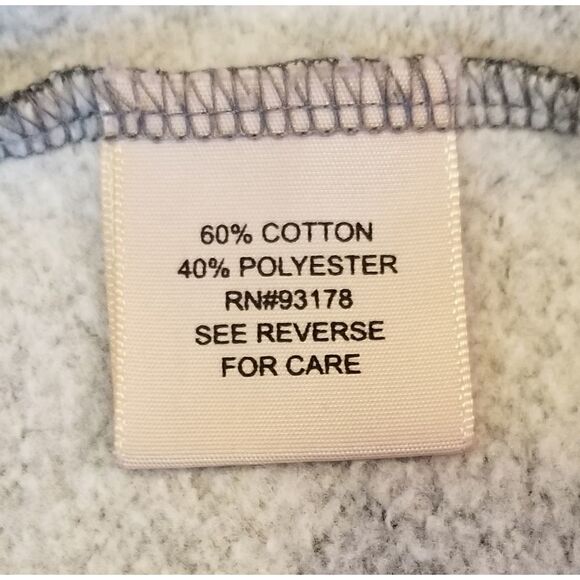 Philosophy Heathered Gray Rhinestone Sweatshirt Size L - Picture 6 of 7